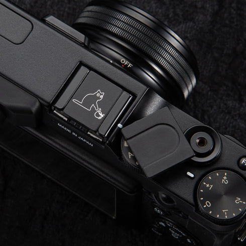 Set X100VI X100V X-M5 X-E5 X-T4 X-T3 (CAT-01-Hot Camera Metal Hot Shoe Cover Shutter Buttons Protector for Fujifilm