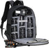 TARION Small Camera Backpack Bag, Professional DSLR Bag with Waterproof Rain Cover, Black TB-S