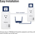 TRENDnet Powerline 1300 AV2 Adapter with Built-in Outlet, Gigabit Port, IEEE 1905.1 & IEEE 1901, Range Up to 300m (984