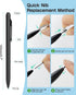 EMR Stylus Compatible with Remarkable 2, Digital Pen with Eraser, 4096 Pressure Levels, Palm Rejection, Tilt Support