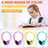 Set 20 Pack 3.5 mm Class Headphones for Kids Students School Classroom Bulk Headphones Adjustable with Jack for Library
