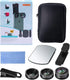 Phone Camera Lens, 198 Fisheye Lens + 120 Super Wide-Angle Lens + 20x Macro Lenses Camera Photography Accessories Kit