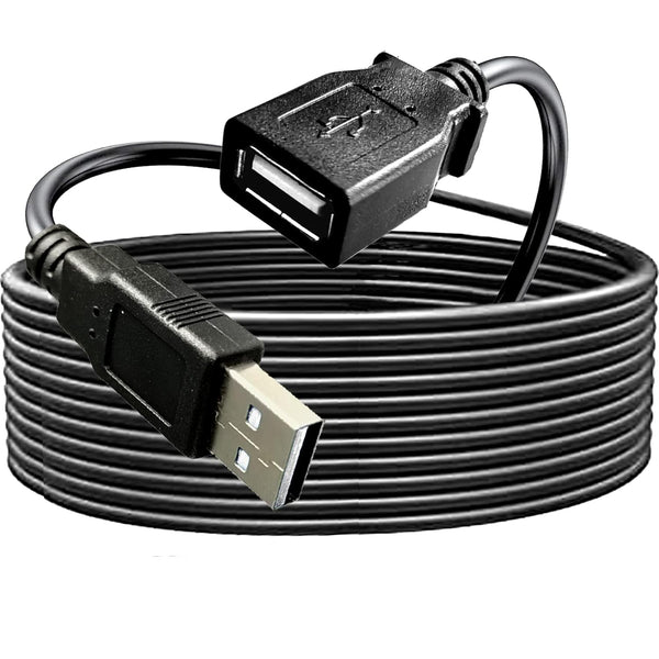 Long USB 2.0 Extension Cable 40FT, USB Male to Female Long Cable Extension Cord for USB Flash Drive/Hard Drive