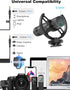 SYNCO M2S Video Microphone, Mini Cardioid Directional On-Camera Mic for DSLR Camera and Smartphone with 3.5mm