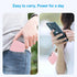 Portable Charger with Built-in Cable, 12000mAh 22.5W Fast Charging Power Bank, USB C Input/Output with Smart LED Display