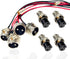 Lsgoodcare 4Pcs GX20-2Pin Male Aviation Connector Power Cable with 20Awg Cable and 4Pcs 20MM 2Pin Socket