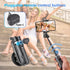 MQOUNY for Magsafe Tripod Stand for iPhone,Portable Pocket Size Selfie Stick with Rechargeable Remote and Metal