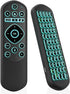 iPazzPort Backlit Remote Control with Keyboard for TV Box, 2.4G Air Mouse Remote