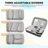 Backpack Hard Travel Electronic Organizer Case for Power Bank Chargers Cables USB Flash Drive SD Card Electronics