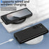 Z Fold 6 Liquid Silicone Case for Samsung Galaxy Z Fold6 5G, Slim Anti-Scratch Protective Cover for 7.6-inch, Black