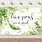 Diartpaint Twin Baby Shower Decorations Two Peas in A Pod Backdrop 7x5ft Greenery