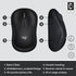 Logitech M220 Wireless Silent Mouse in Sleek Black