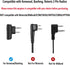 SAMCOM Walkie Talkies Earpiece with Mic PTT 2 Pin K Head Acoustic Tube Headset Earphone for Surveillance