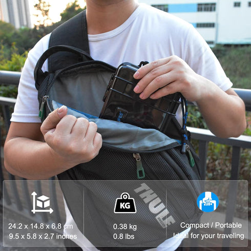 Lekufee Travel Waterproof Hard Case for DJI Osmo Pocket 3/Creator Combo, Vlogging Camera & Accessories (Case & Bag Only)