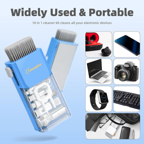 Electronics Screen Cleaner Repair Tool with 3 in 1 Earbud Cleaner Pen, Camera Lens Pen, Suitable for iPad, iPhone, Cell