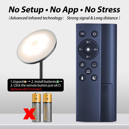 WDZP MF20054 MF20054-white New Floor Lamp Remote Control fit for Dimunt