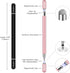Stylus for iPad (2 Pcs), StylusHome Magnetic Disc Universal Stylus Pens Touch Screens for Apple/iPhone/Ipad pro/Mini/Air/Android/Microsoft/Surface All Capacitive Touch Screens - Black/Rose Gold