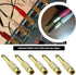 The Lord of the Tools 5PCS RCA to 1/4 Inch Adapter, Gold Plated RCA Female to 6.35mm Mono Male Plug