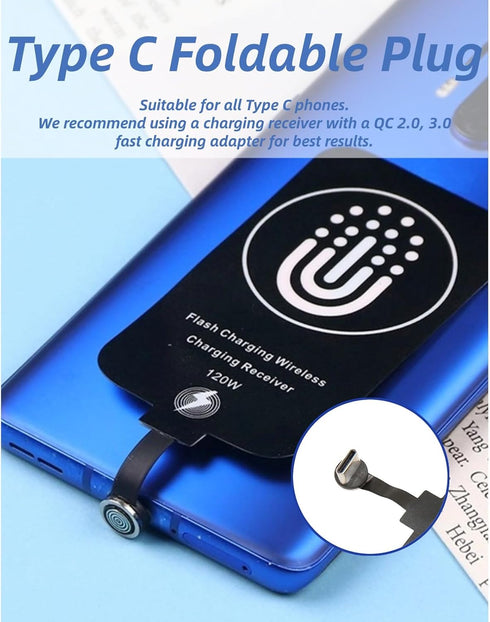 Type C Charging Adapter with Magnetic Charging Cable, 120W Magnetic 10W for Galaxy A51, A40, A20E, J2, J3, J7