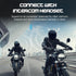 FreedConn F1 Bluetooth Motorcycle Headset, IP67 Waterproof Communication System for 2 Riders, Full/Half Face Helmet