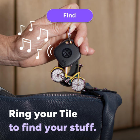 Tile by Life360 Mate (2024) Bluetooth Tracker, Keys Finder and Item Locator, Phone Finder, iOS and Android Compatible