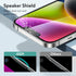ESR 3 Pack Tempered-Glass Screen Protector for iPhone 14/13/13 Pro, Military-Grade, Scratch Resistant, Easy Install.