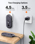 Portable Charger for Samsung Watch 7, 10000mAh Power Bank with Built-in Cables and AC Wall Plug for Samsung Phones and