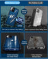 HENGHUI iPhone 15 Pro Max Magnetic Case: Lockable Glass, 360 Full Body, Camera Lens & Screen Protectors, Clear Black