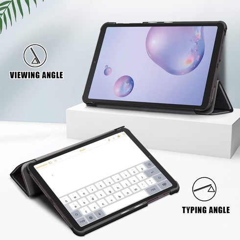 Galaxy Tab A 8.4 (2020) Case - Smart Trifold Stand Slim Lightweight Cover for Galaxy Tab A 8.4 (2020) SM-T307U (Black)