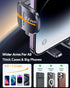 Car Phone Holder Mount with 36mm Longer Metal Hook Clip, Hands-Free Phone Holder for Car Vent, Compatible with iPhone