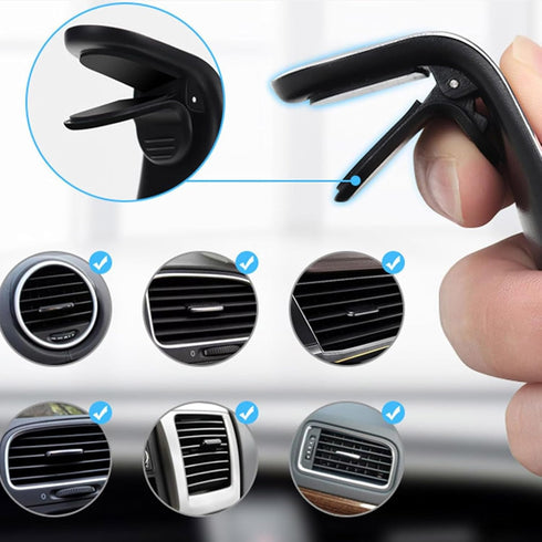 LONDRAF 360 Phone Holder, Magnetic Phone Holder for Car, Mobile Phone Navigation Magnetic Bracket, Adjustable Hands
