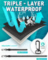 Hiearcool Waterproof Phone Bag for iPhone, 4-Pack Travel Essentials Must Haves, Black Pouch Accessories