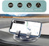 DACIRTY 360 Dashboard Cell Phone Holder with Parking Number Plate, Degree Rotating Adjustable Spring Clamped Plastic