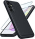 FNTCASE Samsung Galaxy A35-5G Case (Black) - Dual Layer Protective Heavy Duty Shockproof Rugged Cell Phone Cover