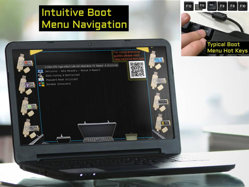 TECH STORE ON Reset Computer IT Repair Bootable USB Flash Drive Antivirus, Data Recovery & Password Toolkit for Windows