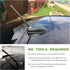 Fkewp 7 Inch Car Spiral Antenna, Waterproof PVC Rubber Antenna Mast with Screw Adapters, Flexible Auto Short Antenna