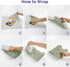Walking Way Self-Adhesive Magic Cloth Makeup Bag, Portable Cosmetic Pouch, Camera Lens Wrap for Travel