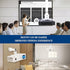 Homcine 11 13.7 Inches Projector Ceiling Wall Mount Adjustable Height from to Bracket with Extendable Arms Low Profile