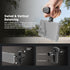 NEEWER 360 PA148E Quick Release Side Handle with Bluetooth Shutter, Cold Shoe, Rotation, Compatible with iPhone Android
