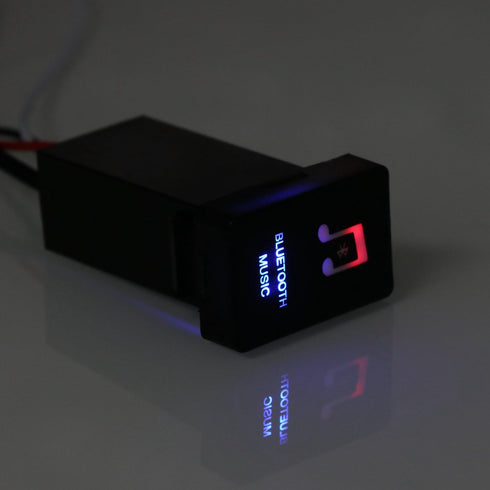 Car Bluetooth Music Adapter Module - Panel Installation AUX Output Use for Toyota, Camry, Corolla, Yaris, RAV4, Reiz,