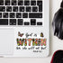 (3 pcs) God is Within Her She Will Not Fail Sticker, Christian Bible Verse Vinyl Decal for Various Uses