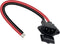 GELRHONR IEC 320 C14 Male 3 Pins Mount 10AWG AC Inline Plug Power Cord, 2 Open Wiring Stripped for Car/Home Appliances