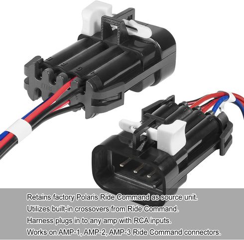 Saddle Tramp Audio Adapter Line for Polaris RZR, Ranger and General with Ride Command 7” Display