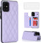 Asuwish Samsung Galaxy A71 5G Wallet Cover, Purple with Tempered Glass Screen Protector and Leather RFID Credit Card