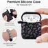 Filoto Compatible with Airpod 2nd Generation Case, Cute Silicone Protective Case for Women with Bracelet Keychain