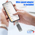 EASTBULL 32GB FAT32 3.0 32 3.0 USB Flash Drive with a USB C Adapter and Keychain, Fast-Speed Thumb Drive Metal Pen