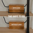 Extra Large Wood Cable Management Box - Cord Organizer Hider for Office, TV Wires, Desk (Solid Acacia)