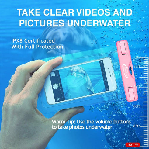 AiRunTech Waterproof Case, Cell Phone Dry Bag for iPhone 14/13/12/12 Pro Max/11/11 Pro/SE/Xs Max/XR/8P/7 Galaxy