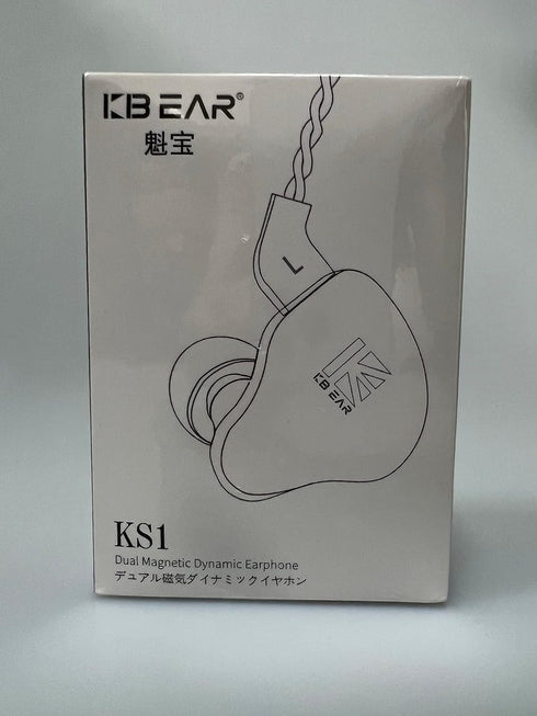 KBEAR KS1 Earphones: Super Bass IEM Headphones with Crystal Clear Sound & High-Resolution Noise Canceling for Musicians.