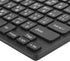 Wired Mini Japanese Keyboard, USB Interface with White Japanese Lettering, Mute Ultra-Thin 78 Key Keyboard (Black)